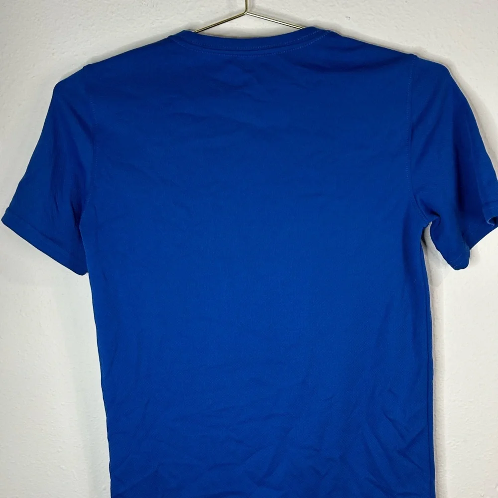 Champion Boys Large 14/16 Blue Athletic T-Shirt Short Sleeve Performance Tee